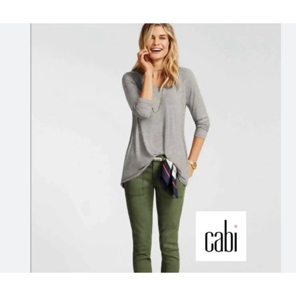 Cabi Style 5325 | Offhand Vneck Pullover Long Sleeve Tee | Size Medium | NWOT - Picture 1 of 4